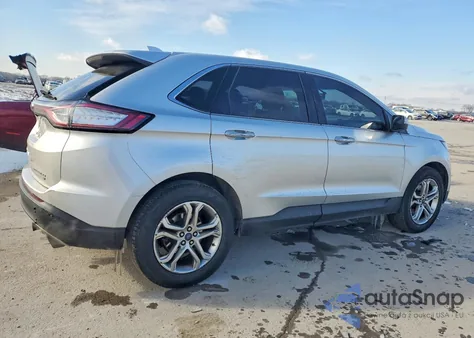 2017 Ford Edge Titanium from USA, damaged, VIN 2FMPK4K90HBB82851